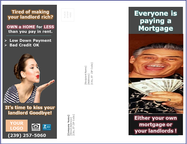 Mailer Warehouse purchase mortgage mailers