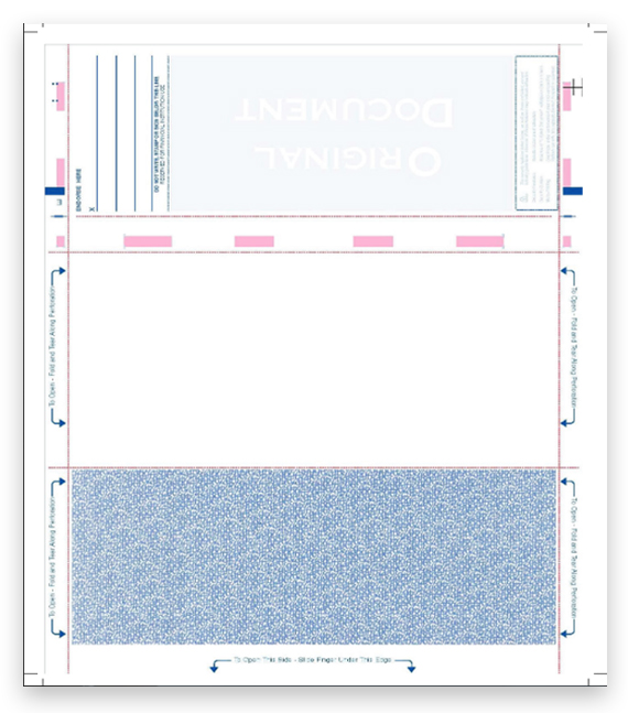 window check snap pack mailer template