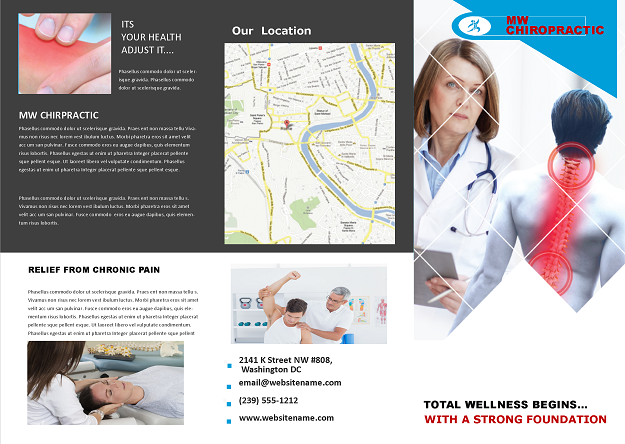 Chiropractor Brochure mailer