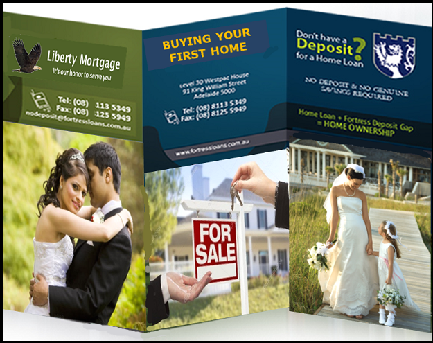  purchase mortgage marketing brochure targeting newlyweds
